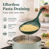 Large Scoop Colander Strainer for Cooking – Heat-Resistant Plastic Slotted