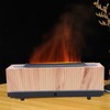Flame Aroma Diffuser 200ml Woodgrain Model Nano Atomized Humidification Flame