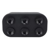 Silicone Toothbrush Toothpaste Holder Multipurpose 5 Slots Drainage Holes Bathroom