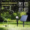 APONUO Metal Outdoor Solar Landscape Lights, Waterproof Spotlight 6-in-1 for