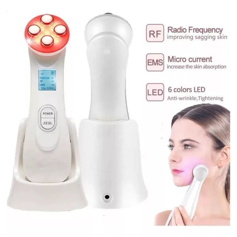 N/A Electroporador Rf Sonic Ems+ Skin Scrubber Ultrasonic Iones