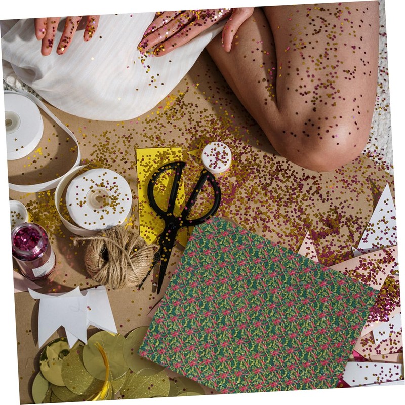 SOIMISS 10 Sheets Christmas Cotton Fabric Cloth Floral Patchwork Material