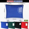 Humyoun 4 Pcs Interoffice Mailer Canvas Transit Sack Zipper Bag