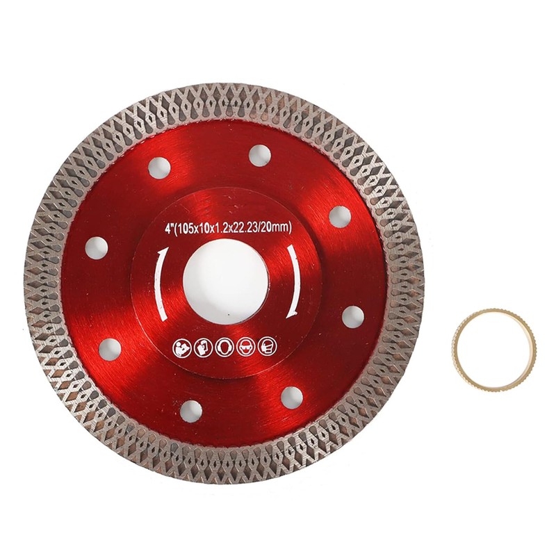marddpair 5Pcs 4 Inch Diamond Porcelain Saw Blades Ceramic Cutting