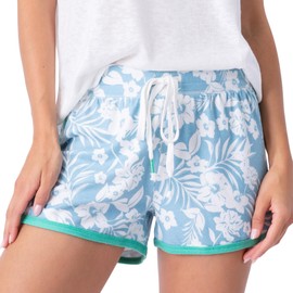 PJ Salvage Women's Loungewear Breeze Short, Ocean Blue, S