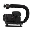 PULUZ U C Shape Video Action Stabilizing Handle Grip ABS