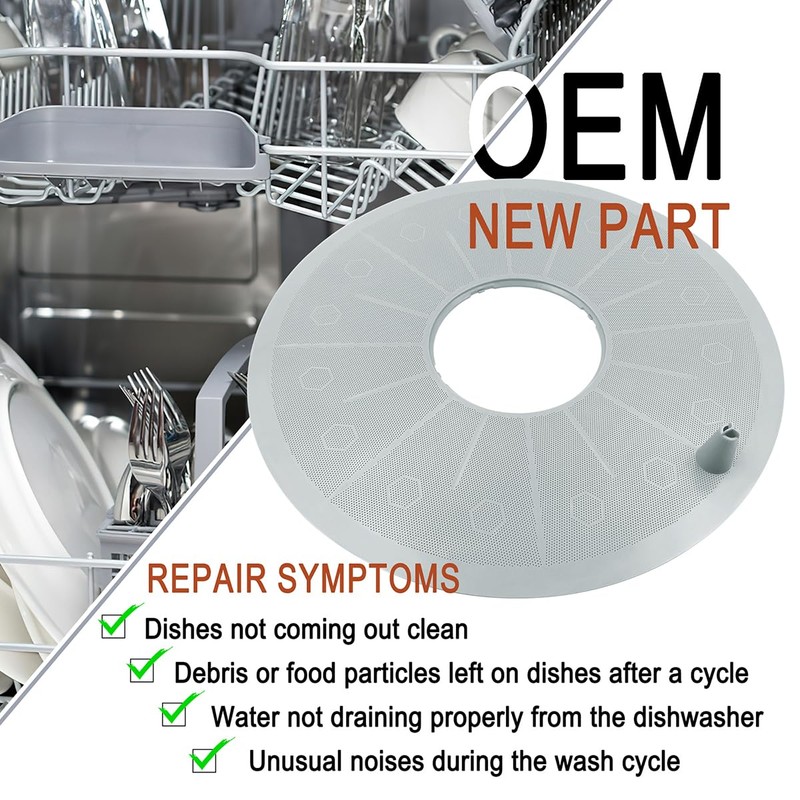 5304506525 Dishwasher Filter Replacement 4456337,AP6036340,PS11770489,EAP11770489 Compatible with Frigidaire Appliance Crosley