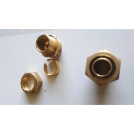 American Royal kitec compression fitting fpt 1",kytec fitting fpt 1",pex al pex 1" set of 4