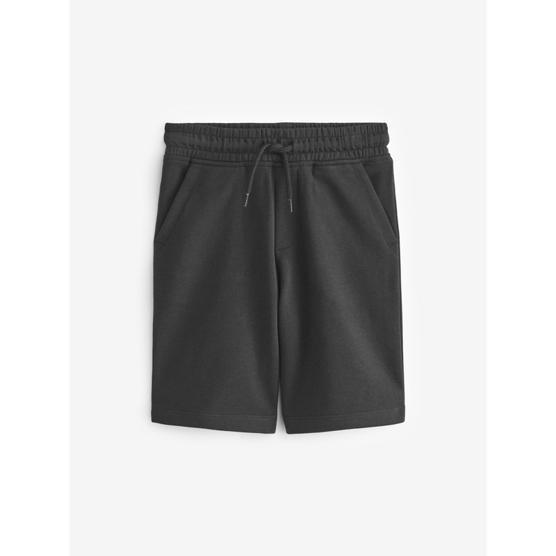 NEXT Basic Jersey Shorts - Pack of 4, Black/Navy Blue