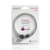 Ewent EW1242 Steel Security Cable with Lock for PC Laptop,