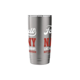 Football Nanny Of A Football Player Nanny Definition Stainless Steel Insulated Tumbler