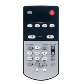 AULCMEET RAV39 WU74100 Replacement Remote Control Compatible with Yamaha 7.1 Channel Audio/Video Receiver RX-A2000 ZONE 2, RX-A3000