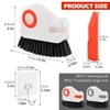 2‑in‑1 Groove Cleaning Brush, Window Track Cleaner with Bristle &