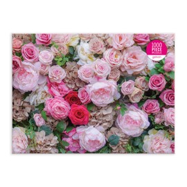English Roses 1000 Piece Puzzle from Galison - Beautiful Photographic Jigsaw Puzzle from James Ogilvy Featuring Roses and Hydrangeas, Challenging & Fun Puzzle for Adults, 27" x 20", Unique Gift Idea