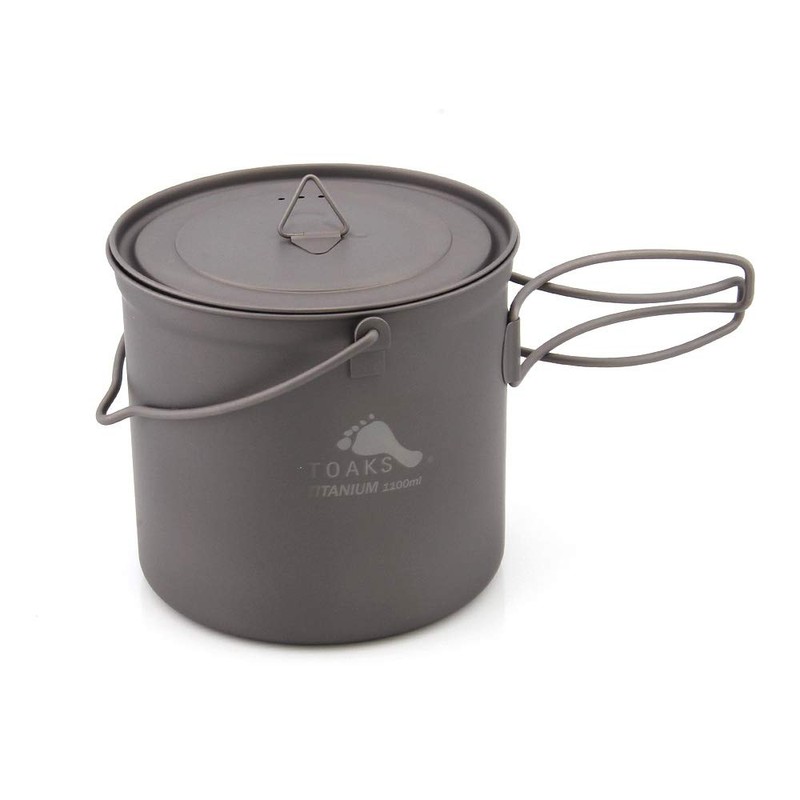 TOAKS POT-1100-BH Titan Outdoor Camping Hängender Topf mit Haltegriff