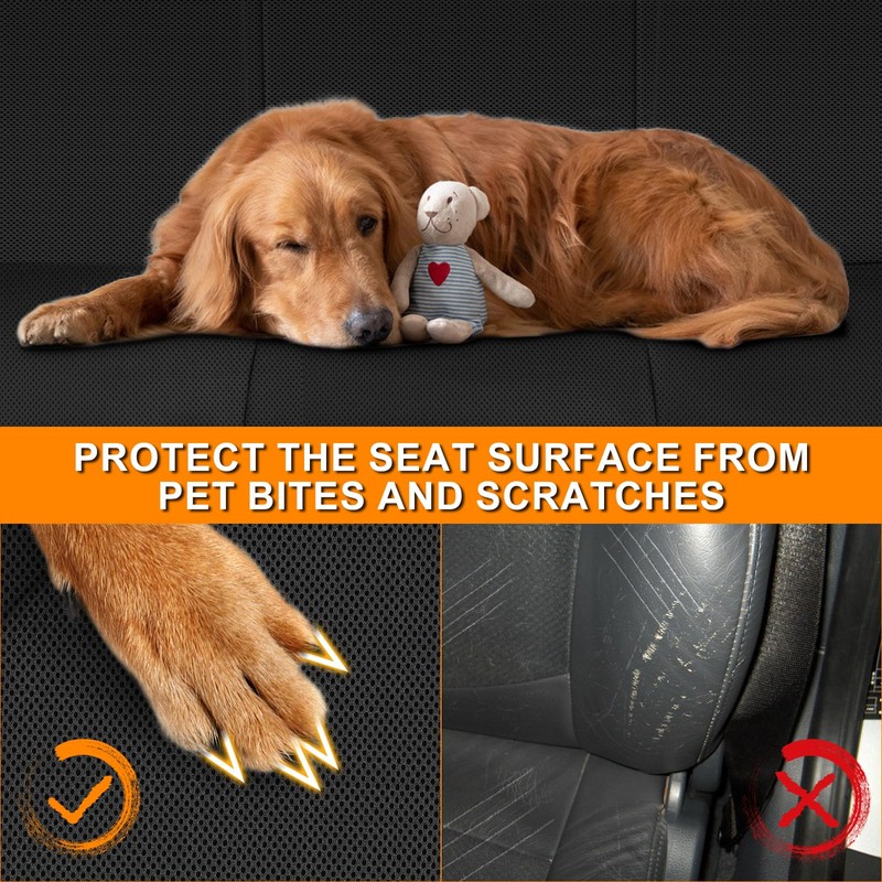 Kistrba Front Bucket Seat Covers Compatible with 2013-2020 Dodge Ram