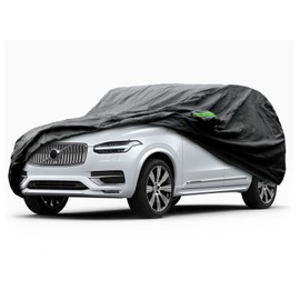Proadsy 2025 Upgrade Car Cover Custom Fit for 2016-2025 Volvo XC90, Waterproof All Weather for Automobiles, Full Exterior Cover Rain Snow Sun Protector Indoor Outdoor Car Cover
