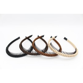 JOBAND Spa Headbands for Washing Face or Facial.Can easily solve the problem of short hair on the forehead fashionable hair accessories are suitable for friends gatherings and shopping（A pack of 4）