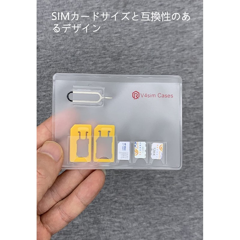 [Anti-Lost SIM Card Case Holder Thinner Than Credit Cards] Conversion