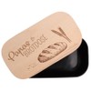 Spruchreif Lunch Box with Engraved Breakfast Board, Adult Lunch Box,