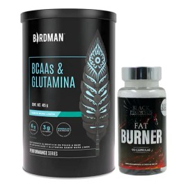 Bcaas  Glutamina 405g Birdman  Quemador De Grasa Corporal                                                                                             
