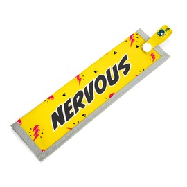 NERVOUS Reflective Waterproof Double Sided Slip On Dog Cover Yellow & Pink