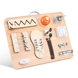 Fidget Board for Seniors, Activity Board with Calming Activities and Games, Enhance Life Skills, Assistance Products for Home Use