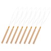 FOMIYES 8pcs Hair Extension Loop Needle Threaders Set with Ergonomic