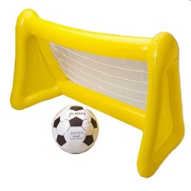 Tri Kids inflatable blow up soccer goal (Yellow)