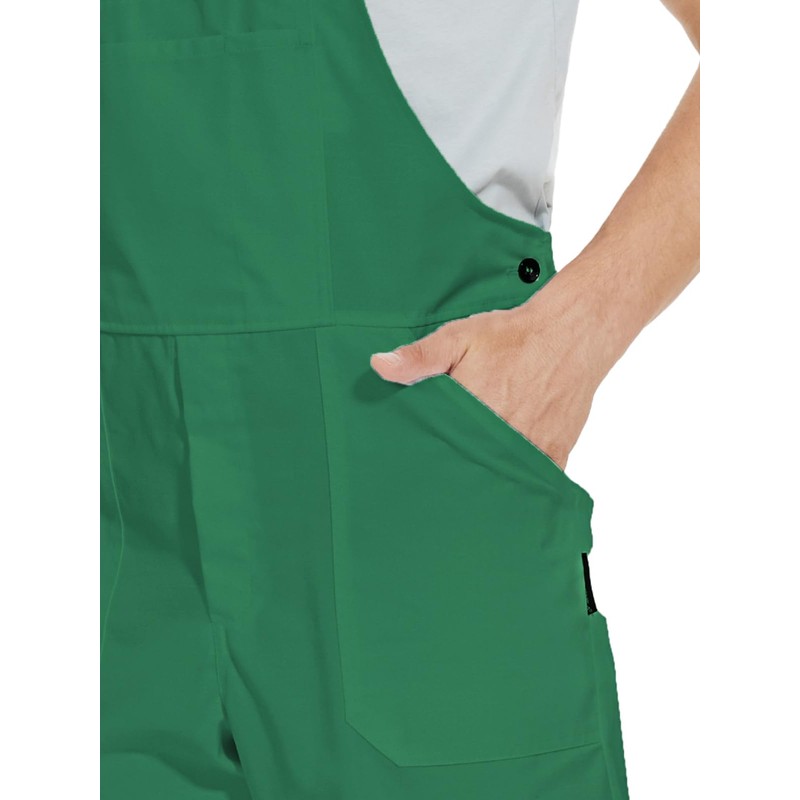 WORK IDEA Men's Bib Overalls,Men's Overalls Workwear Lightweight with Adjustable