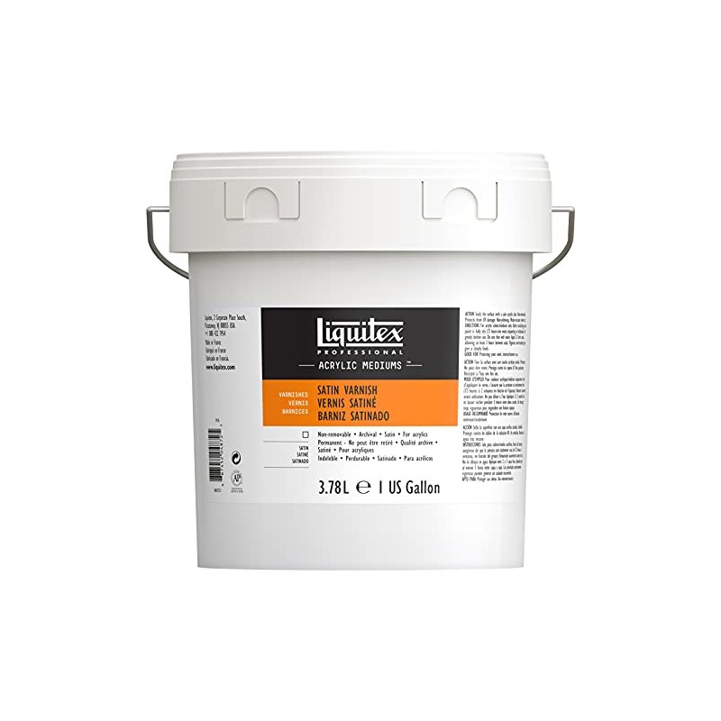 Liquitex Professional Satin Varnish, 3.78L (gallon/128-oz), 128L