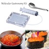 Molecular Gastronomy Kit 96 Holes Caviar Maker with Spherification Spoon,