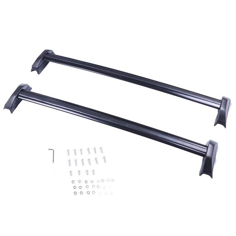 2PCS Black Roof Rack Crossbars Replacement for CR-V 2.4L 4Doors
