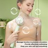 Electric Body Scrubber Brush with 5 Brush Heads Waterproof Deep