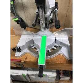 Speedway Zero Clearance Insert for Festool Kapex KS 120 / KS 88 - NEON GREEN