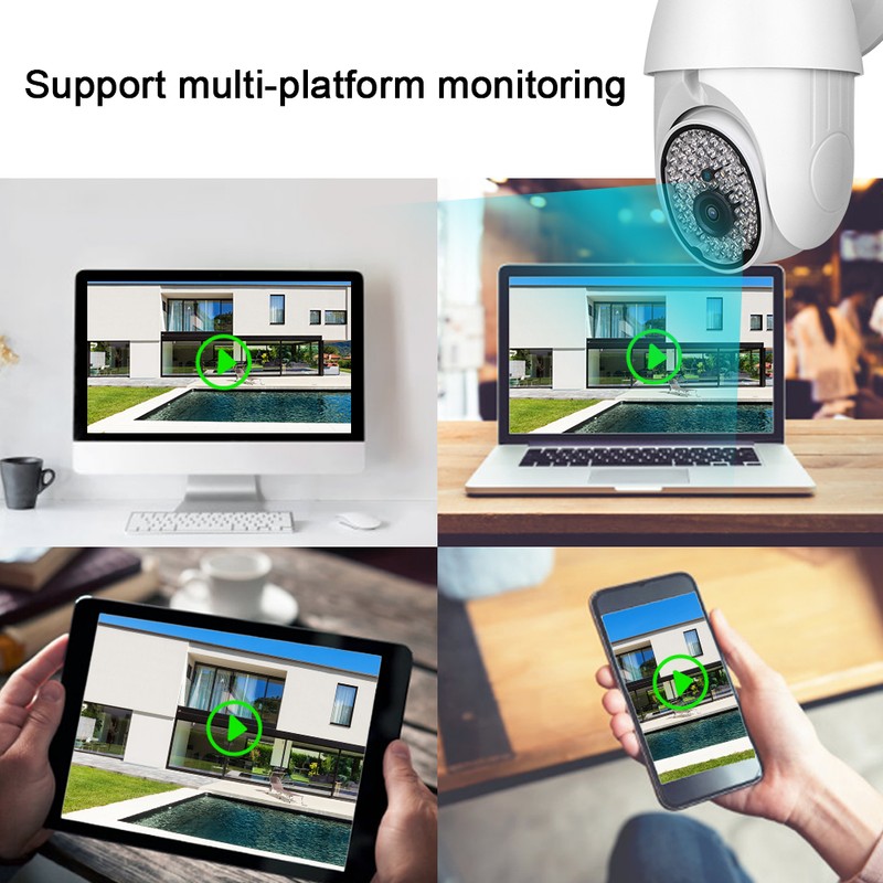 Wireless Security Camera Outdoor Network 2.4G WIFI Waterproof Dome Panoramic