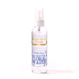 Mystic Moments | Orange Natural Hydrosol Floral Water 125ml | Perfect for Skin, Face, Body & Homemade Beauty Products Vegan GMO Free