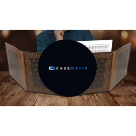 CASEMATIX CM DM Screen Embossed GM Screen with Four Panel Folding Dungeon Master Screens