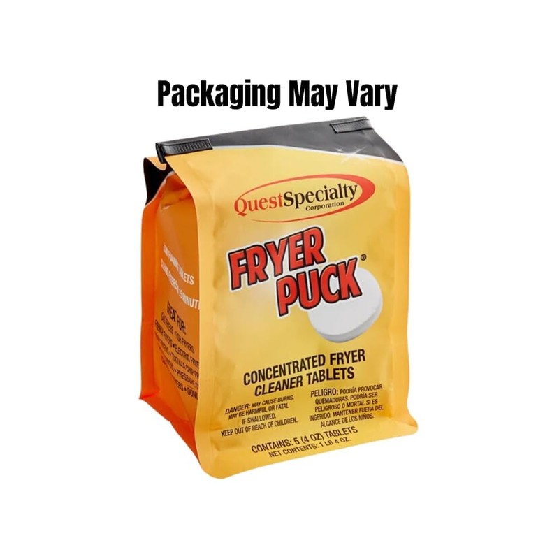 Fryer Puck 401304001 4oz Deep Fryer Cleaner Tablets (5 Tabs/Box)