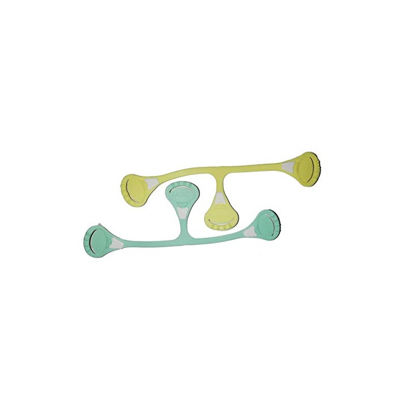 2 x Sappi nappy clips, assorted pastel colours.