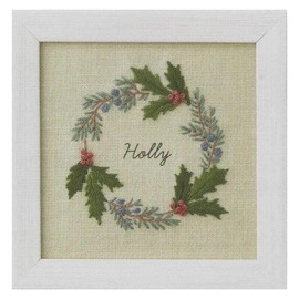 Lucian 542012 Embroidery Kit, Kazuko Aoki 12 Months Plant Book, Holly, Cosmo (Cosmo) 4.6 x 4.6 inches (11.7 x 11.7 cm)