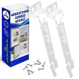 2 Stück Montageset Schleppscharnier Kühlschrank zur Befestigung Tür an Front Hat den Originalcode 4055372405 430922 421817 für AEG für Electrolux für Zanussi - Garantie 10 Jahre - MONTERAL