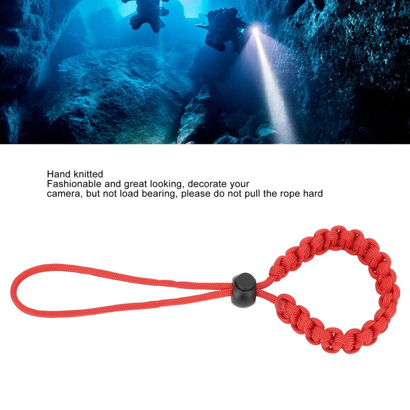 Keenso Adjustable Scuba Diving Wrist Lanyard, Anti Lost Paracord Safety