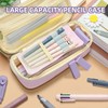 Dacono School Supply Set with Stationery Case, Pastel Highlighters, Gel