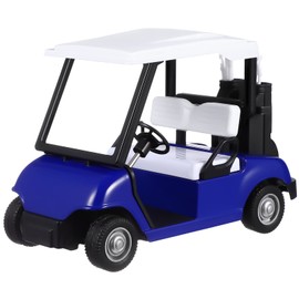 WINOMO Metal Cart Mini Model Die-Cast Pull Back Action Cart Pullback Vehicle Clubs Playset Toy Desk Decor 1:20 Golf Cart Blue