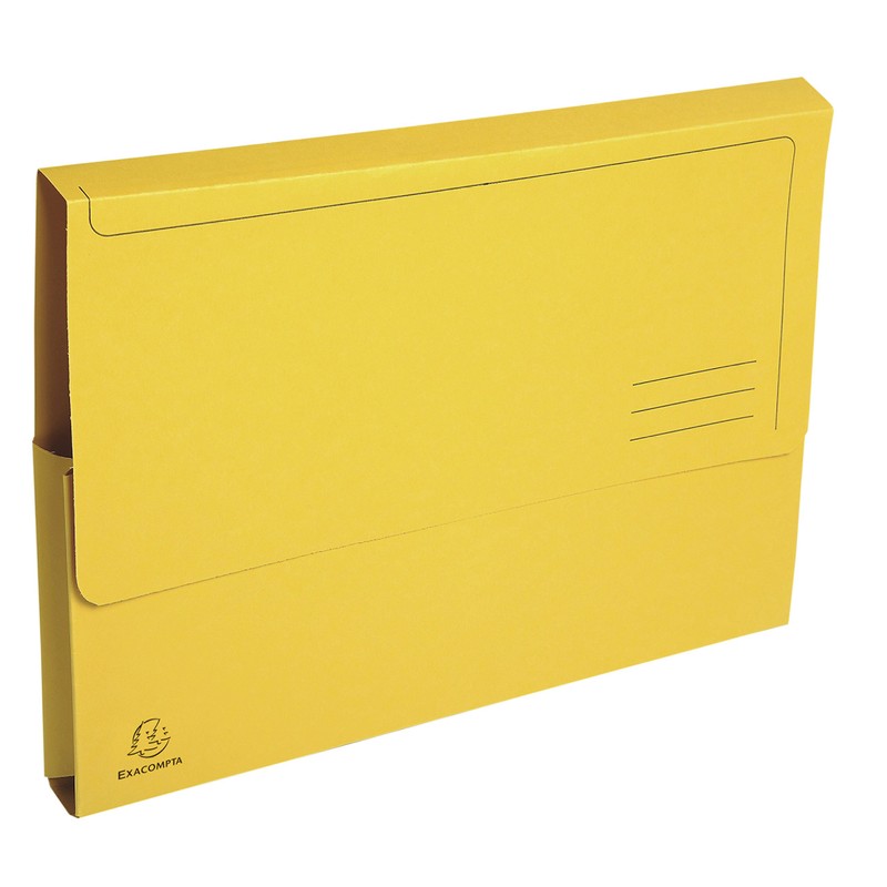 Exacompta Forever 46970E Recycled File Folders with Flap for DIN