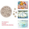 GisWell Blumen Kuchen Fondant Formen, Blumen Silikonform, Fondant Silikon Formen,