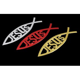 Generic 2 Pcs 3D Car Stickers Vehicle Decal Sticker Emblem Car Decoration Cartoon Fish for All Universal Car Vehicle, Truck, Motorcycle, RV, Scooter, SUV, Door, Window (Yellow)