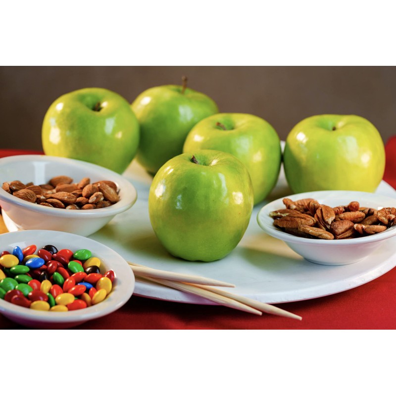 Gourmet Jumbo Caramel Apple (Chocolate Candy Buttons & Milk Chocolate)