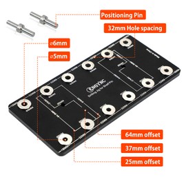 Shelf Pin Device 5 mm 6 mm Cabinet Adjustable Shelf Device Drilling Device Shelf Pin Device Aluminium Shelf Pin Drilling Template for Straight Holes